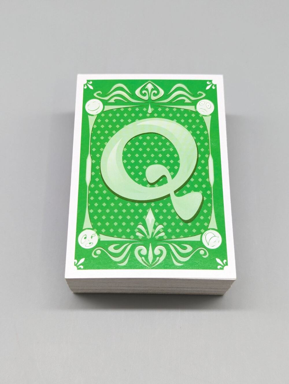 Quelf 2008 Family Edition Board Game Replacement Cards 88 Green